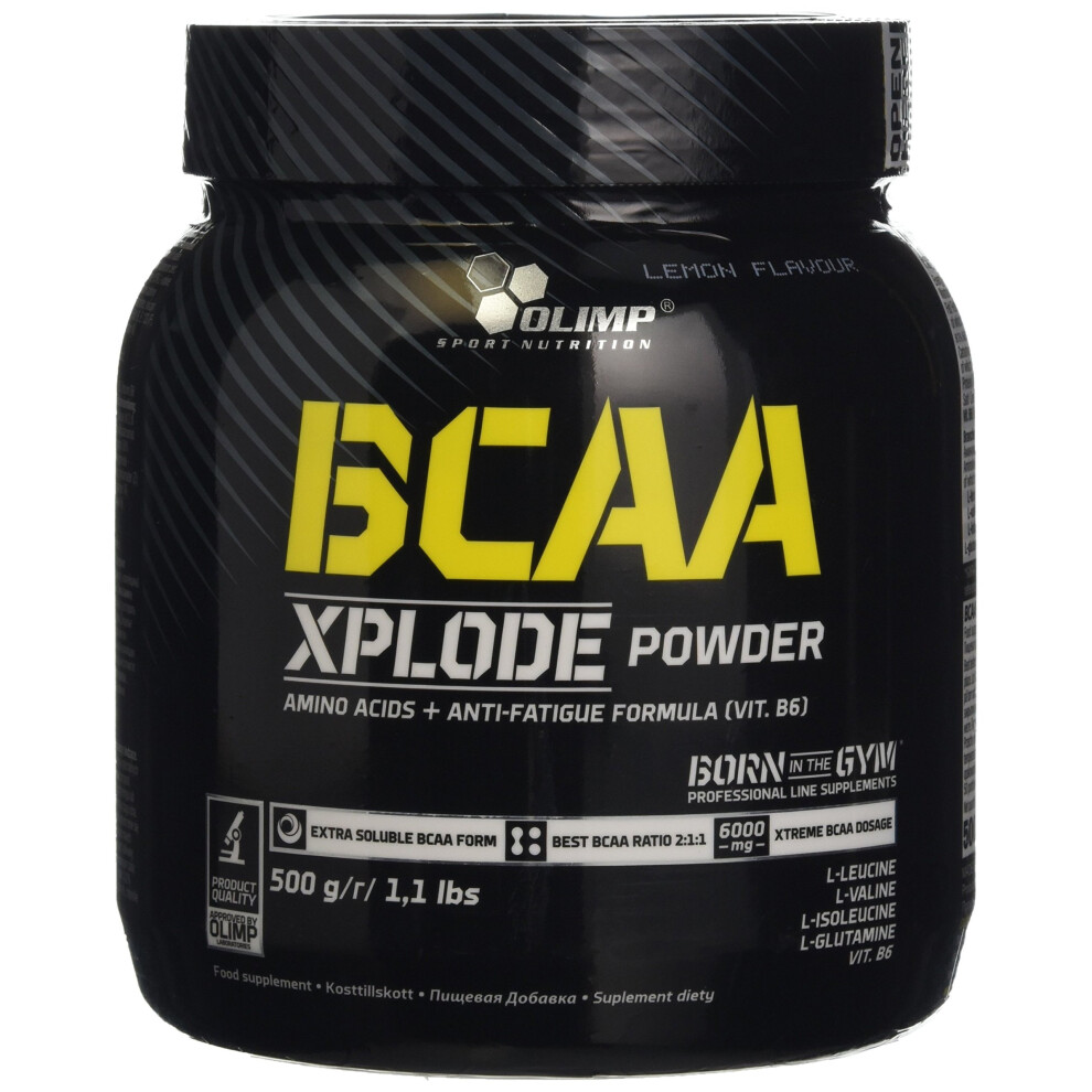 Olimp Labs Lemon Bcaa Xplode Recovery And Energy Supplement Powder, 500G