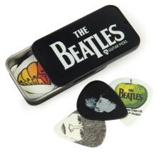 Planet Waves Beatles Logo Picks Medium Gauge in Collectable Tin - 15 Picks