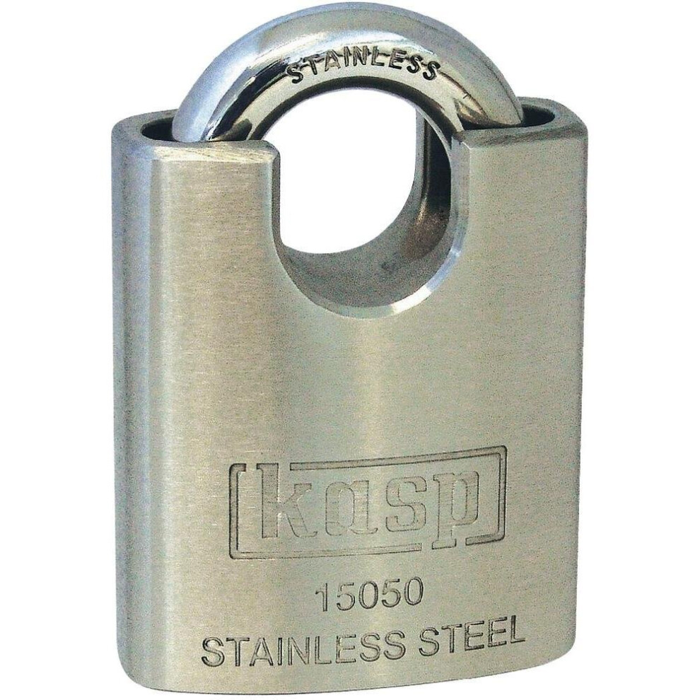 Kasp 150 Stainless Steel Padlock - 50 Millimeters 5013969901856