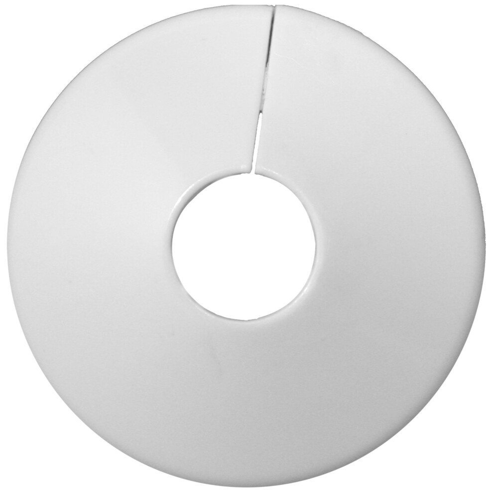 Plumb-Pak Pipe Collars White 15mm - Pack of 8