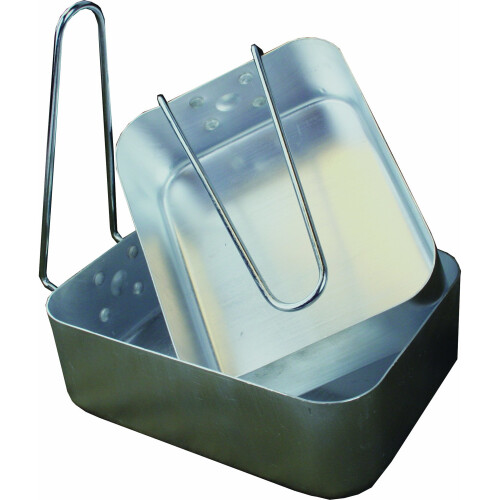 Highlander Highlander Pro -Force Aluminium Mess Tins - Silver