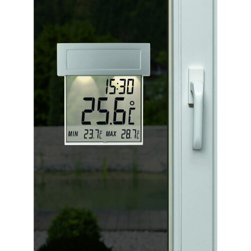 TFA 30.1035 Vision Solar Digital Window Thermometer 2