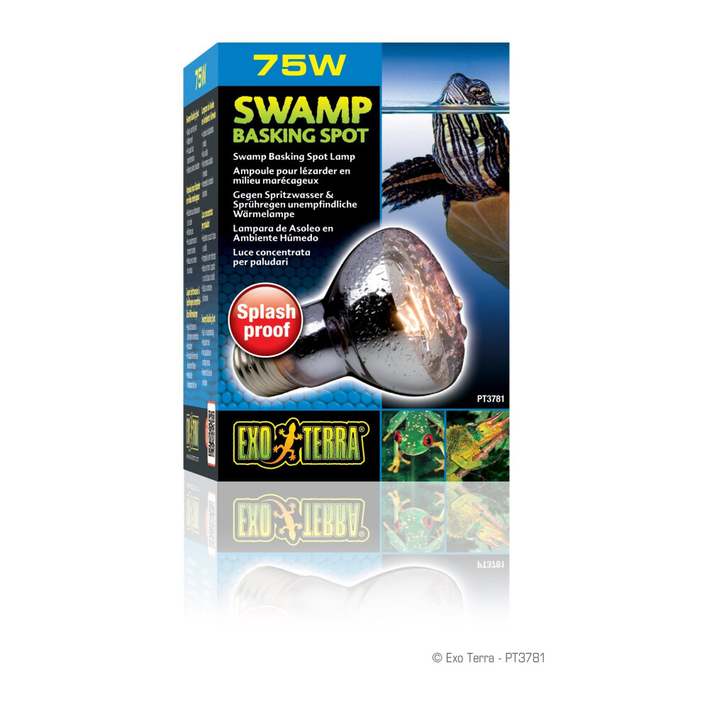Exo Terra Silver Terrarium Lamp Swamp Basking Spot 75W - Image 4