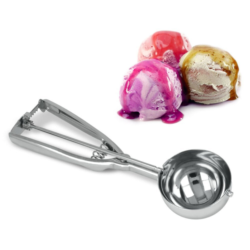 Metaltex Jumbo Ice Cream Scoop, Stainless Steel, Extra Large, 65Â mm