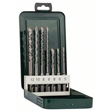 Bosch 2609255543 SDS-Plus Hammer Drill Bit Set (7 Pieces)
