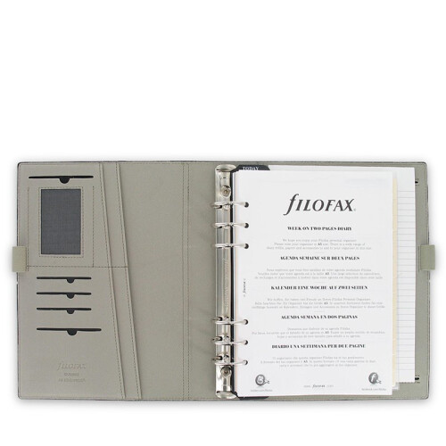 Filofax A5 Domino Organiser - Black 1
