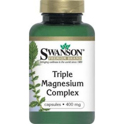 Swanson, Triple Magnesium Komplex, 400 mg, 30 Kapseln
