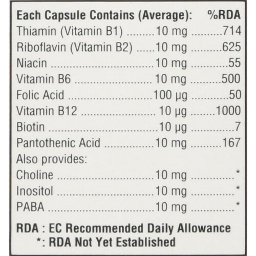 HealthAid Vitamin B Complex 30 Capsules 1