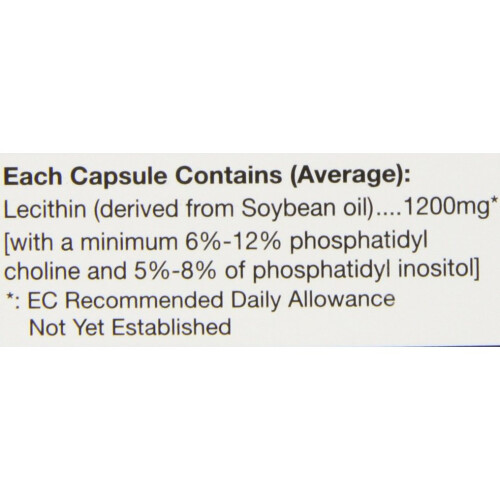HealthAid Lecithin 1200mg - 50 Capsules 1