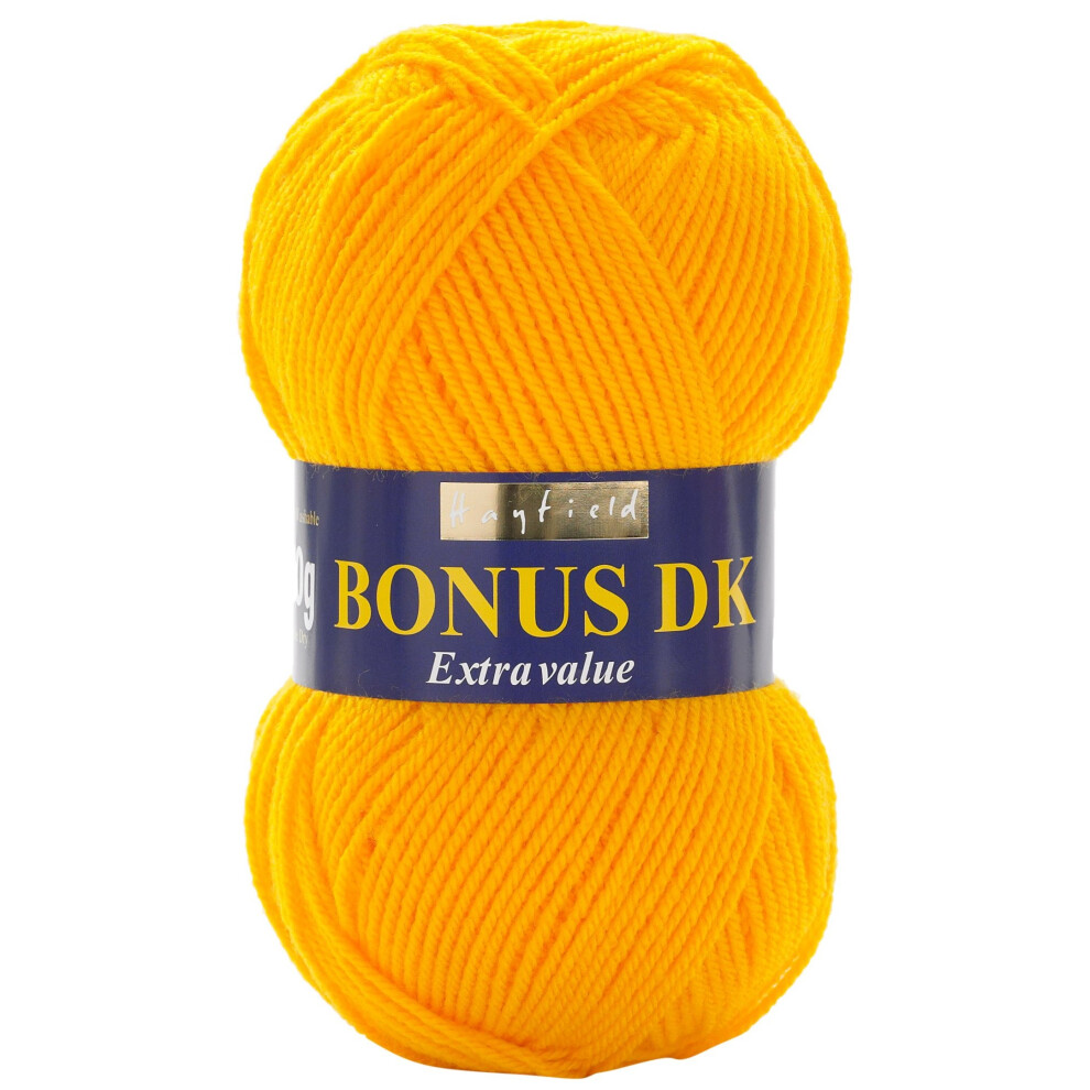 Hayfield - Bonus Dk Per Lavoro A Maglia – 100 G, Filato, Sunflower, 19 X 9 X 9 Cm-image