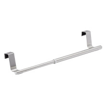 WENKO 79173100 Over-door towel rail Telescope - extendable, Stainless steel, 22-35 x 7 x 4 cm, Silver matt