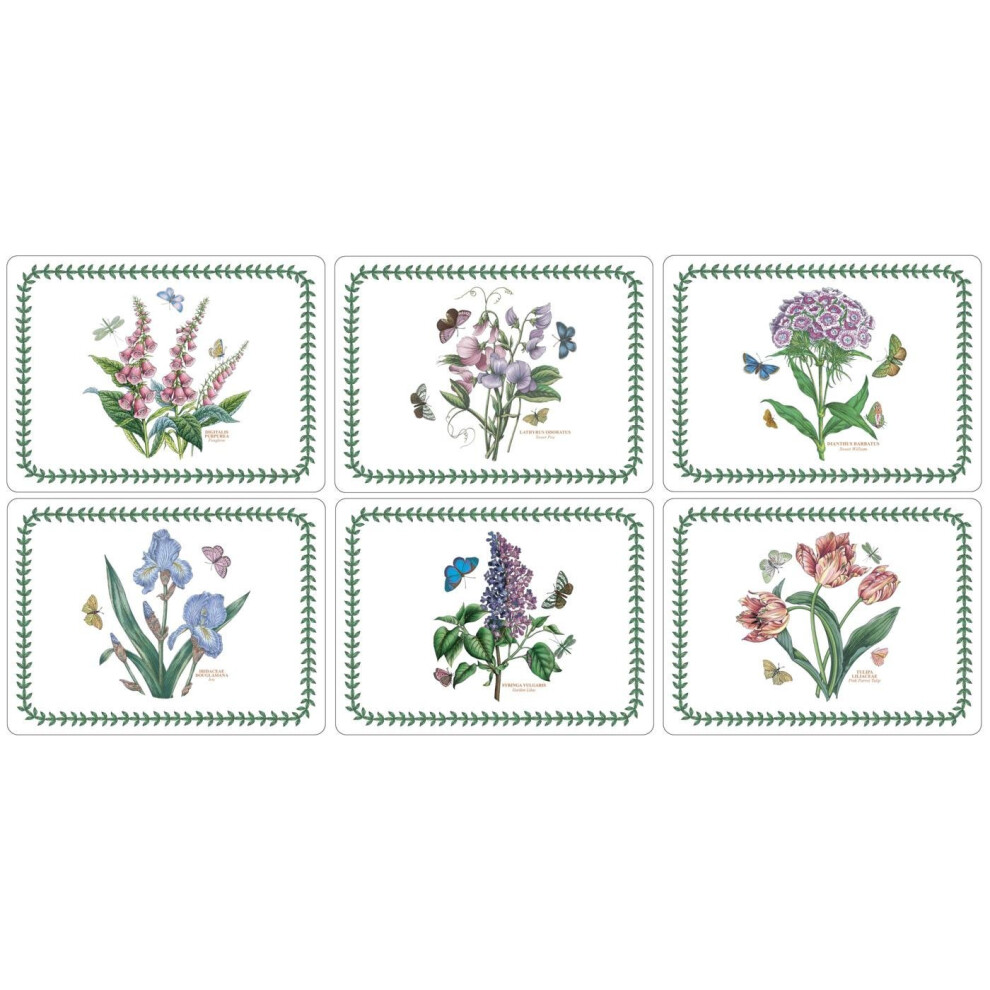 Pimpernel Botanic Garden Placemats, Set Of 6