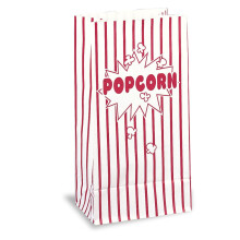 Unique Party 59014 - Paper Popcorn Bags, Pack of 10