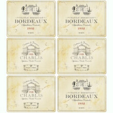 Pimpernel Vin de France Placemats - Set of 6