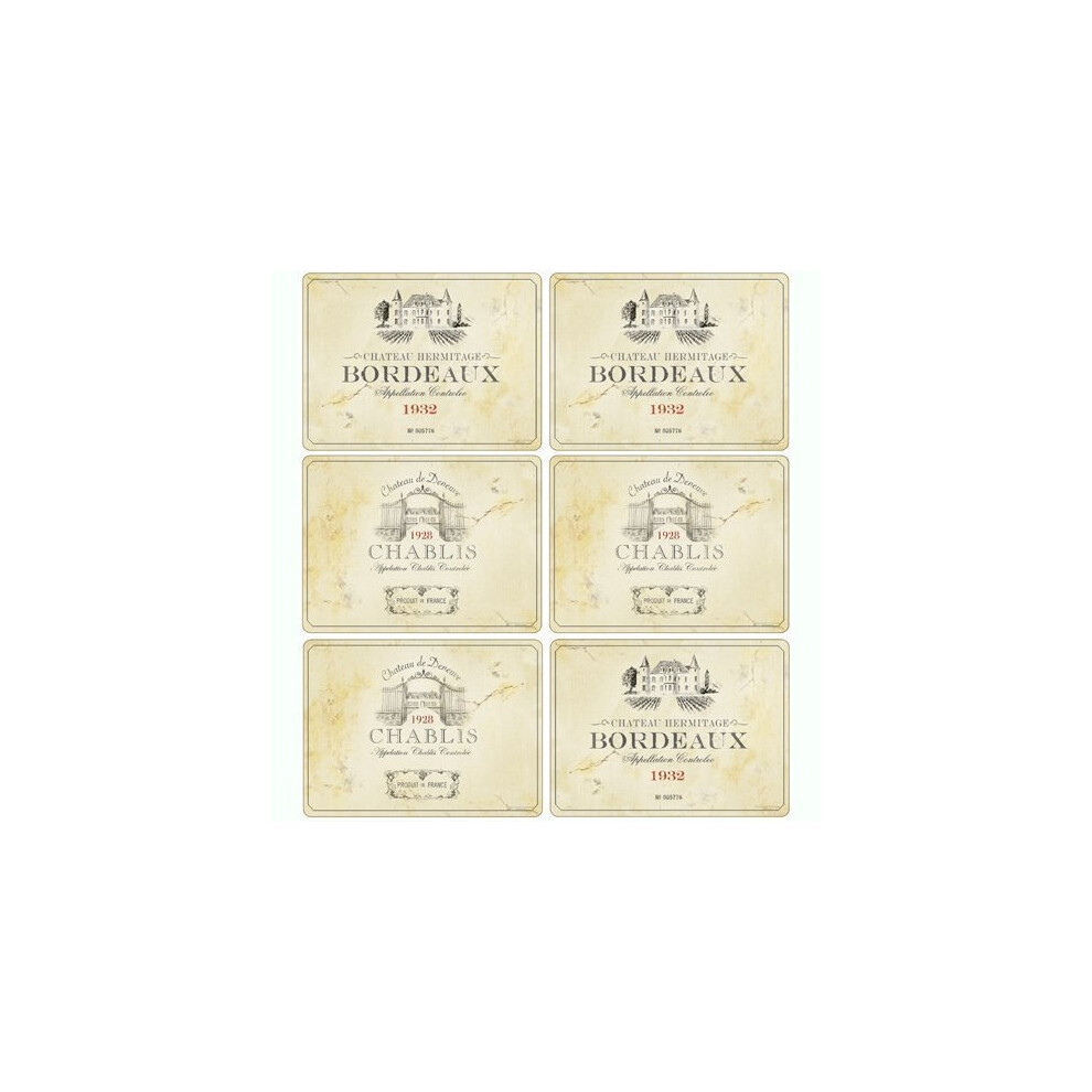 Pimpernel Vin de France Placemats - Set of 6