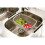 Premier Housewares Versatile Over Sink Drainer With Expandable Black Handle, Convenient Sink Dish Rack, Durable Steel Drainer 4