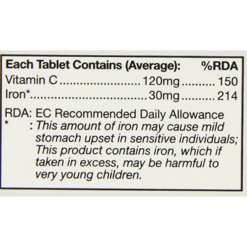 HealthAid Iron Bisglycinate - 30 Vegetarian Tablets 1