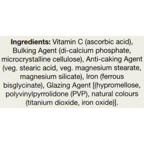 HealthAid Iron Bisglycinate - 30 Vegetarian Tablets 2