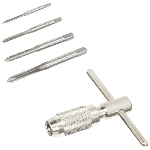 Tap Set M2, M3, M4, M5 + Wrench Handle (Made In Japan) Engineer tt-03 2