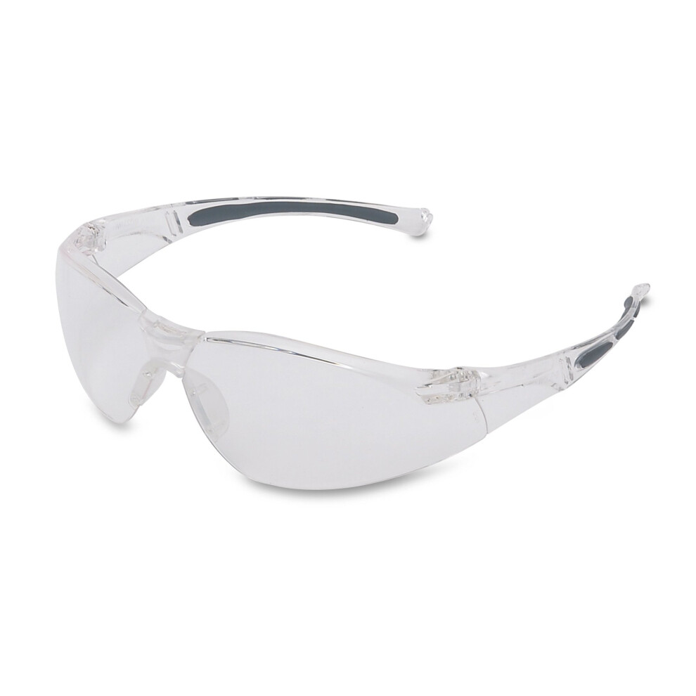 Honeywell 1015370 A800 Sporty Safety Eyewear Frame with Clear Anti-Scratch Lens - Translucent