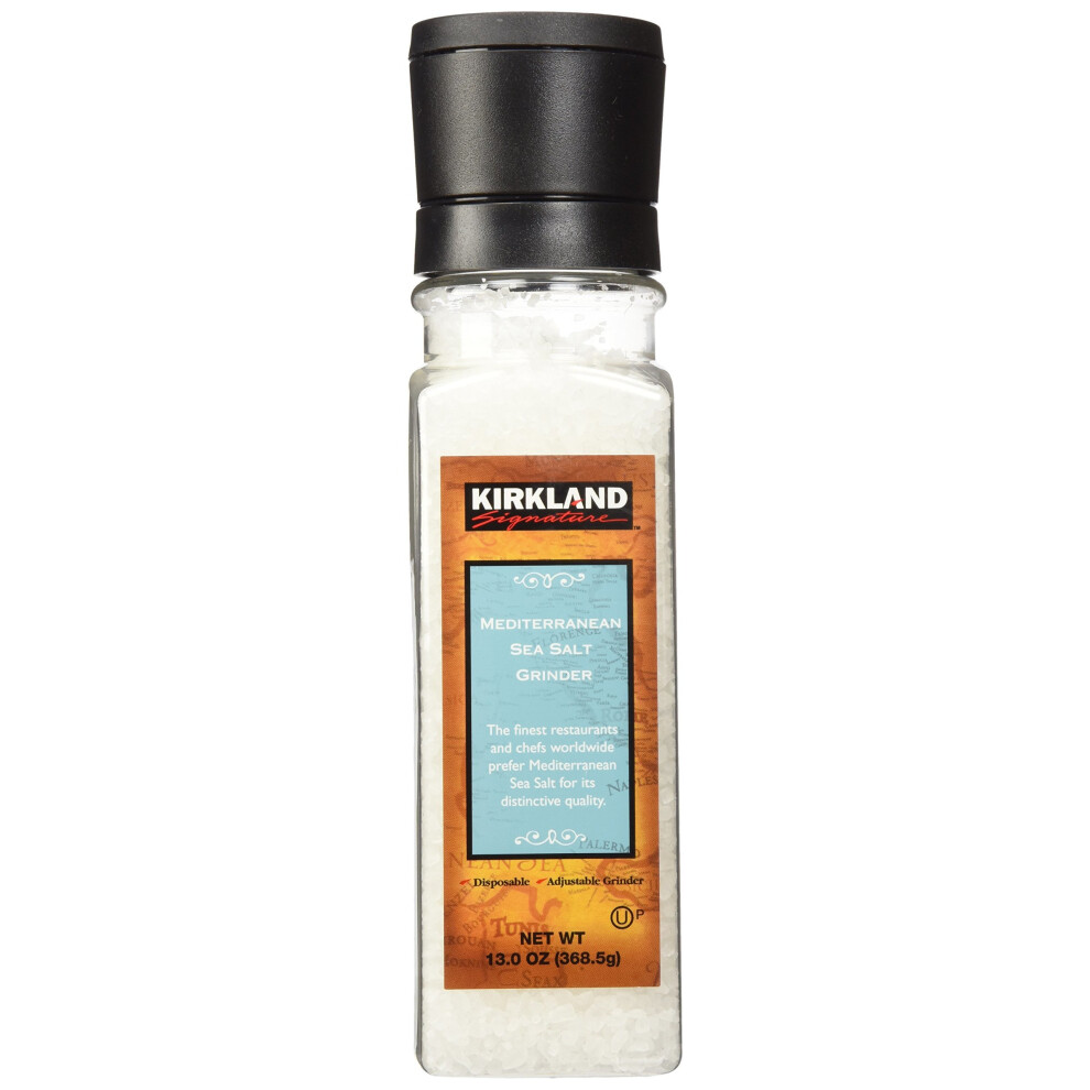 Kirkland Signature Mediterranean Sea Salt Grinder, 13 oz (368.5 g)