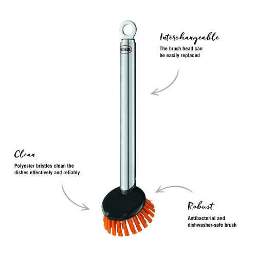 Rosle Washing Up Brush, Antibacterial 2