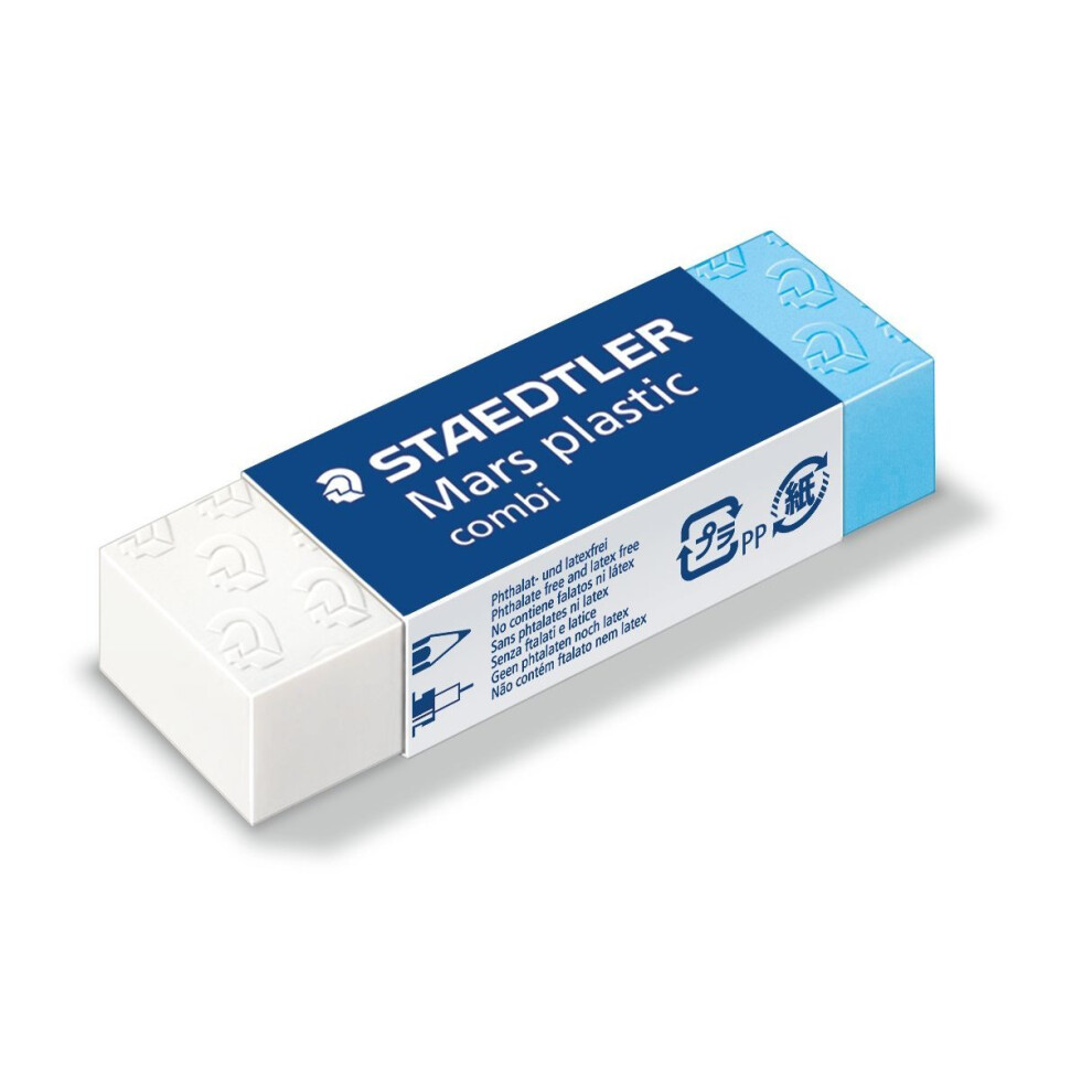 Staedtler Mars Plastic Combi 526 508 Eraser (Pack of 20)