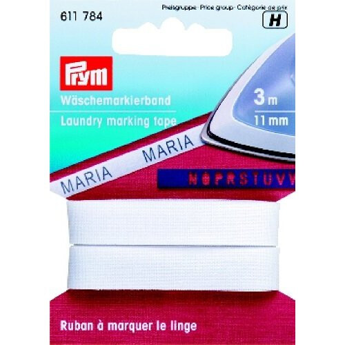 Prym Prym 3 m Laundry Marking Iron-On Tape, White