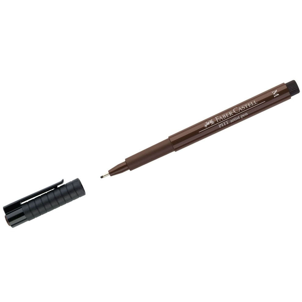 Faber-Castell PITT Artist Pen, Medium Fineliner - Sepia (175) 0.3mm