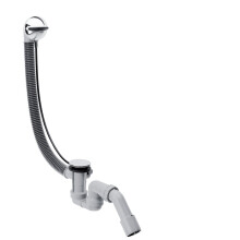 hansgrohe Complete Set for Flexaplus Waste and Overflow Set for Bath Tubs, chrome