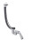 Hansgrohe hansgrohe Complete Set for Flexaplus Waste and Overflow Set for Bath Tubs, chrome 1