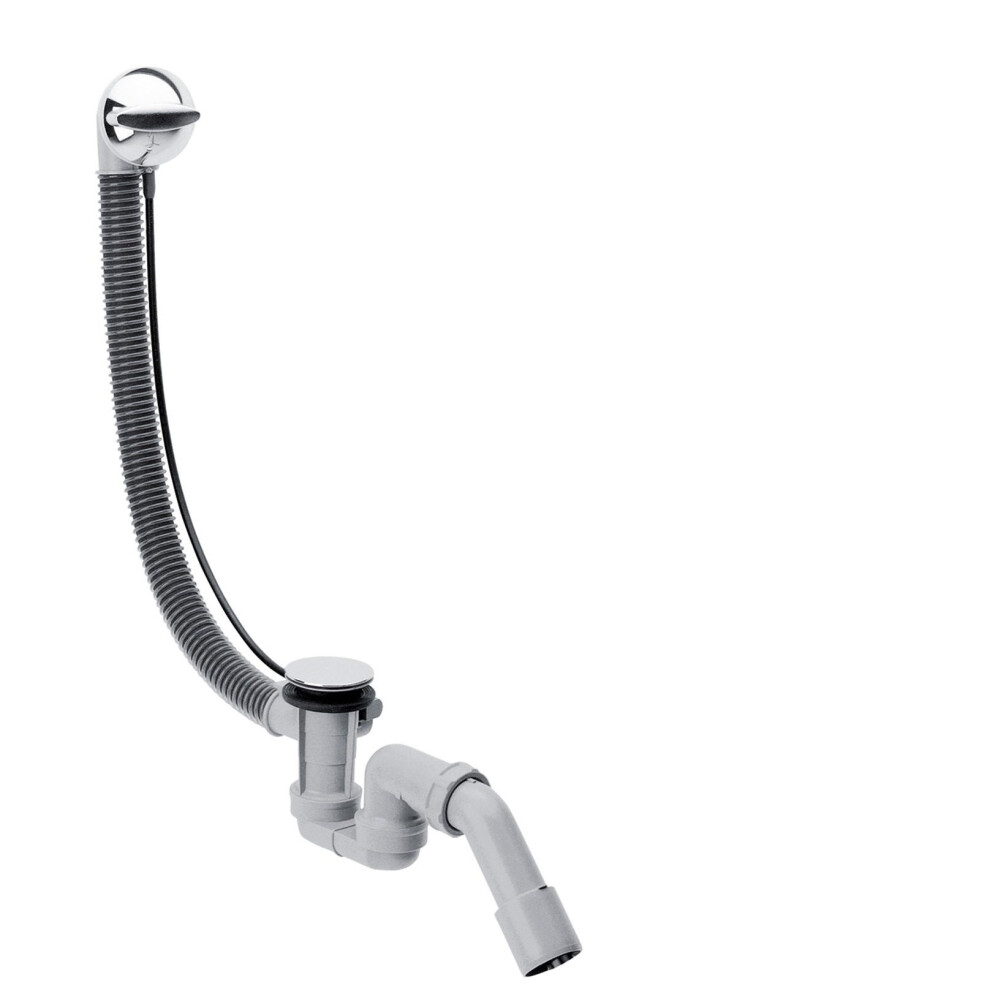 hansgrohe Complete Set for Flexaplus Waste and Overflow Set for Bath Tubs, chrome