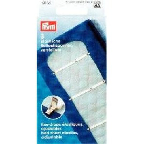 Prym Prym Bed Sheet Elastics 18 mm white (GZ 3960)