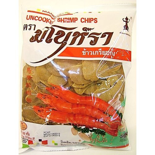 Manora Uncooked Shrimp Chips, 500 g