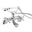 Bristan Bristan R LBSM C Regency Luxury Bath Shower Mixer - Chrome 2