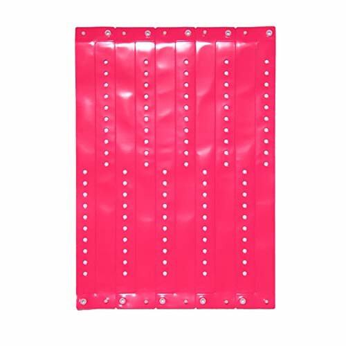 Vinyl Wristbands, Neon Pink, 50 Pack