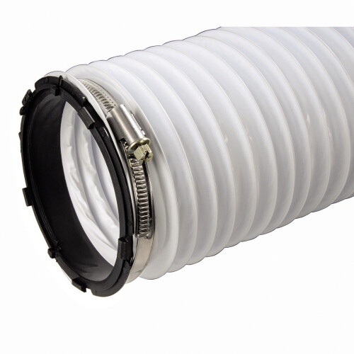 Xavax Dryer Exhaust Pipe, (Service/Workshop) 4m - White 1