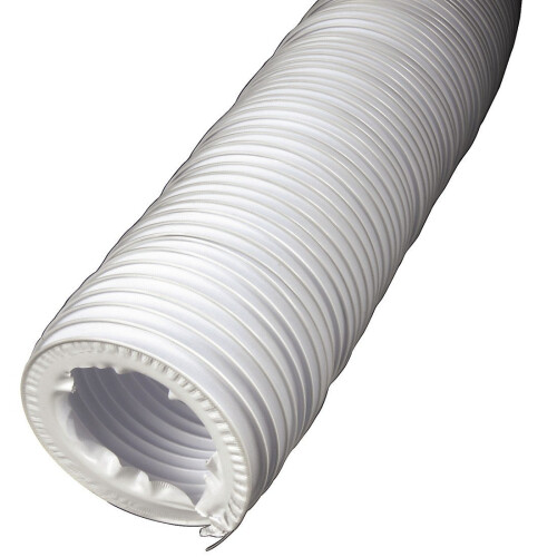 Xavax Dryer Exhaust Pipe, (Service/Workshop) 4m - White