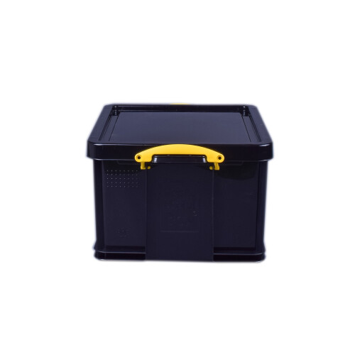 Really Useful Storage Box 42 Litre Solid Black 1