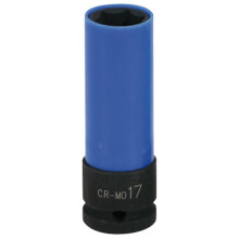 KS Tools 515.1073 1/2" Aluminium wheel impact socket, deep, 17mm
