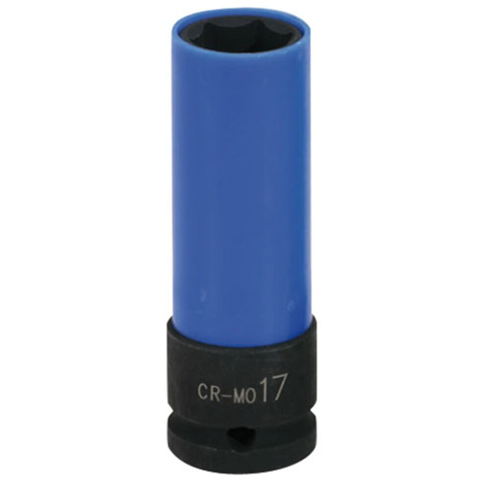 Ks Tools 515.1073 1/2" Aluminium Wheel Impact Socket, Deep, 17Mm 4042146204658