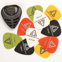 Tone Deaf Music Guitar Picks/Plectrums with Pick Holder (Pack of 10)
