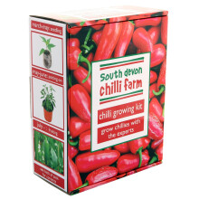 Chilli Growing Kit from the chilli experts at the South Devon Chilli Farm - all you need to grow chilli plants presented in a stunning gift box.