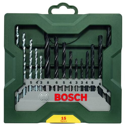 Bosch Bosch 2607019675 Mixed Mini X-Line Drill Set (15-Piece) 1