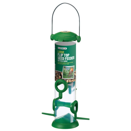 Gardman Gardman A01235 Flip Top Seed Feeder, Large