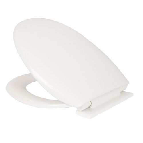 Croydex AntiBacterial Toilet Seat with Soft Close Hinges Made From
