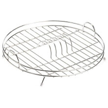 Delfinware 3001SS Stainless Steel Circular Drainer - UK Made, Non-Slip Feet, Durable Kitchen Sink Drainer