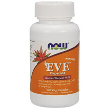 Now Foods, Eve Capsules, Superior Women's Multi, Iron-Free, 120 Veg Capsules