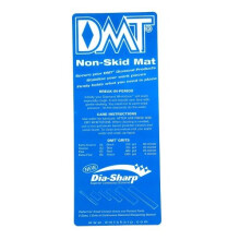 DMT SR009 Indmt Non-Skid Mat 10-in. x 4-inch/Blue, Clear