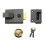 Yale Yale Locks 89DMGPB Deadlock Nightlatch DMG Brass Cylinder 60mm Backset (Boxed) 1